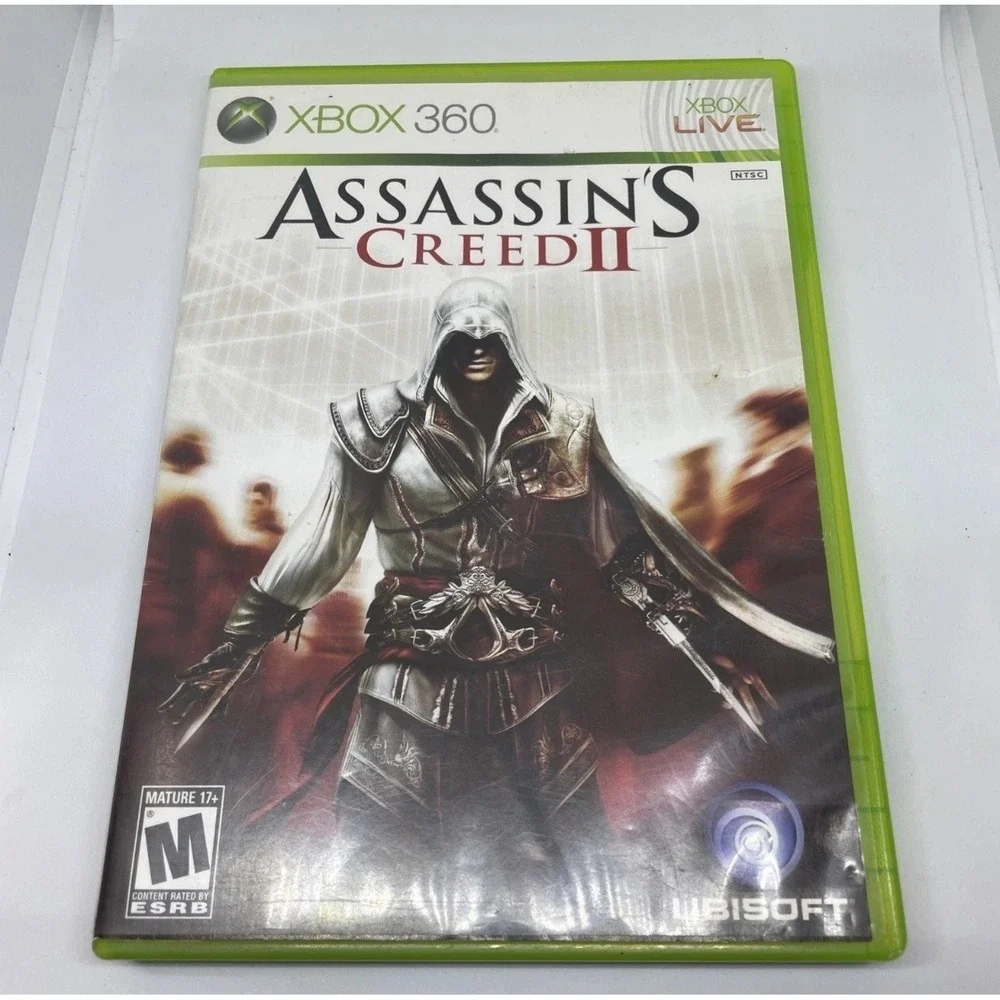 Assassins Creed II 2 Xbox 360 Ubisoft Action Adventure Game CIB Complete Manual